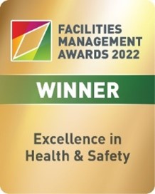 Excellence in Health and Safety, Winner logo - FM Awards 2022